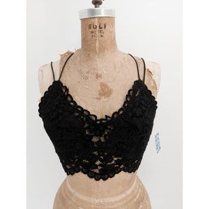 Free People Celine Bralette in Black